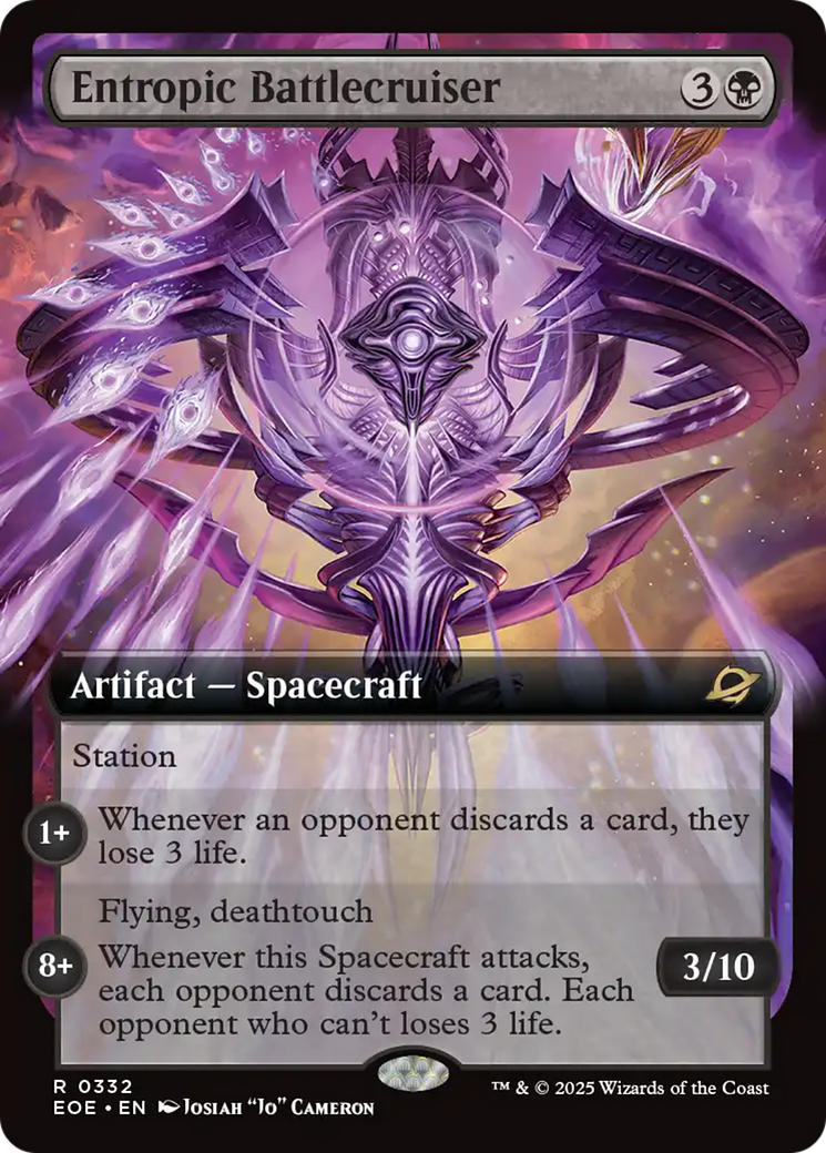 Entropic Battlecruiser (Extended Art) [Edge of Eternities] | Pegasus Games WI