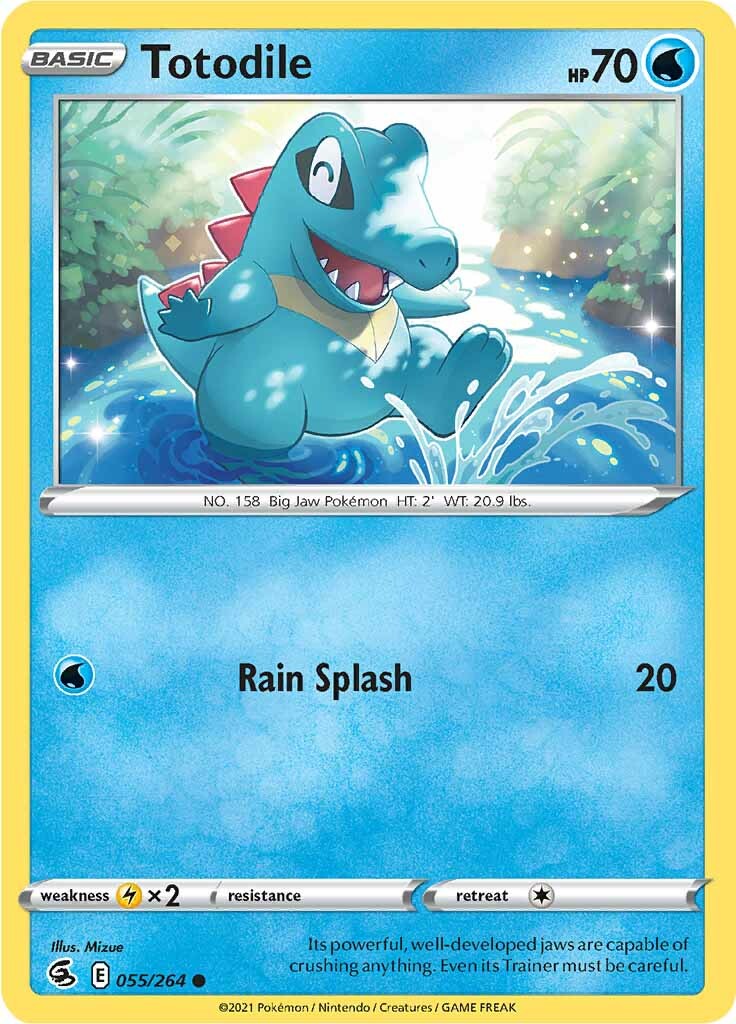 Totodile (055/264) [Sword & Shield: Fusion Strike] | Pegasus Games WI