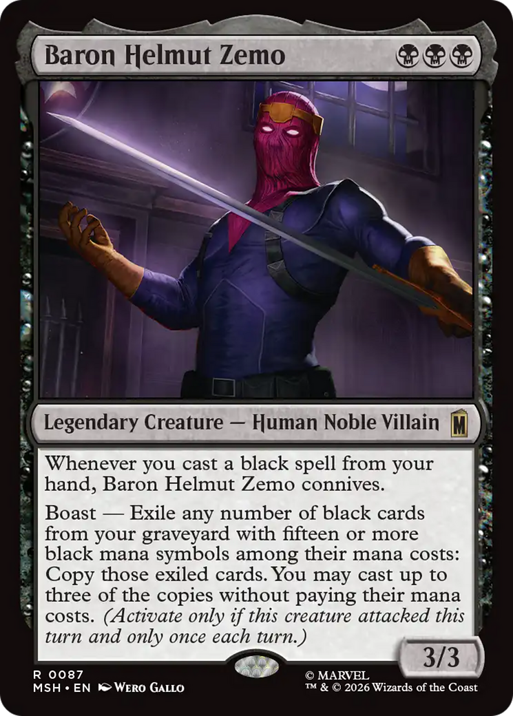 Baron Helmut Zemo [Marvel Super Heroes] | Pegasus Games WI