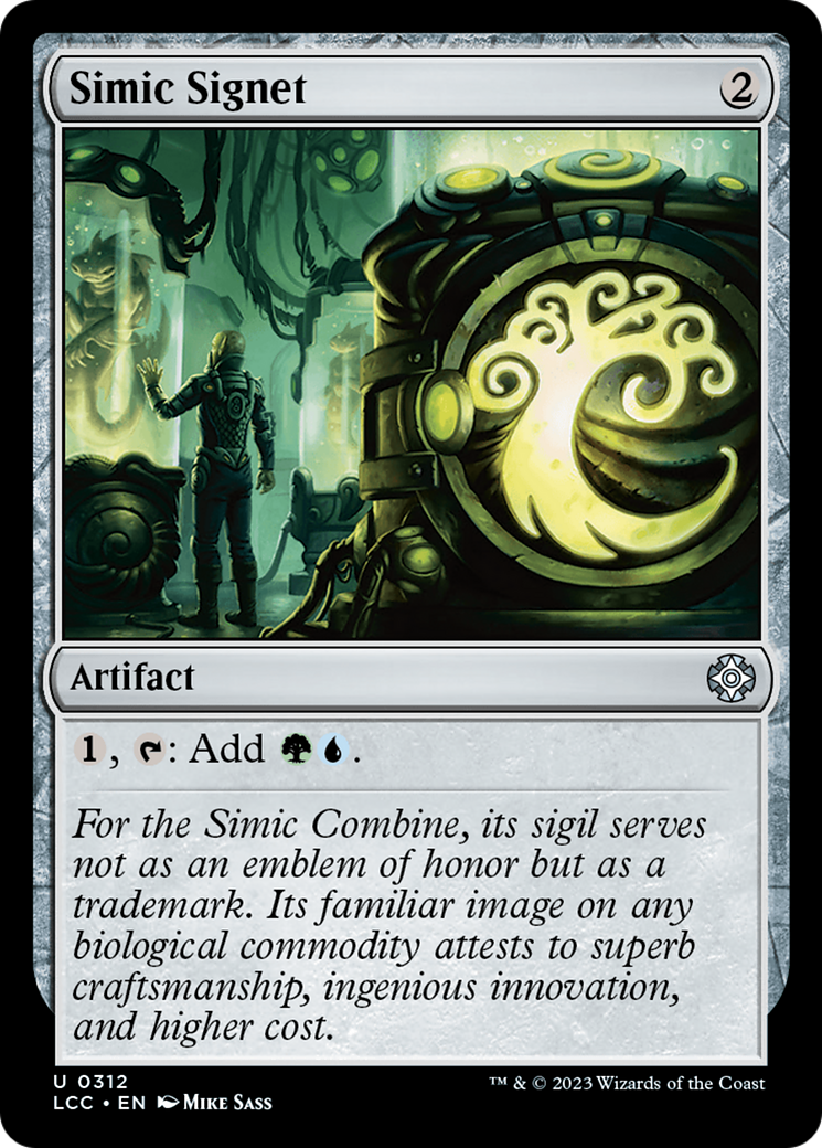 Simic Signet [The Lost Caverns of Ixalan Commander] | Pegasus Games WI
