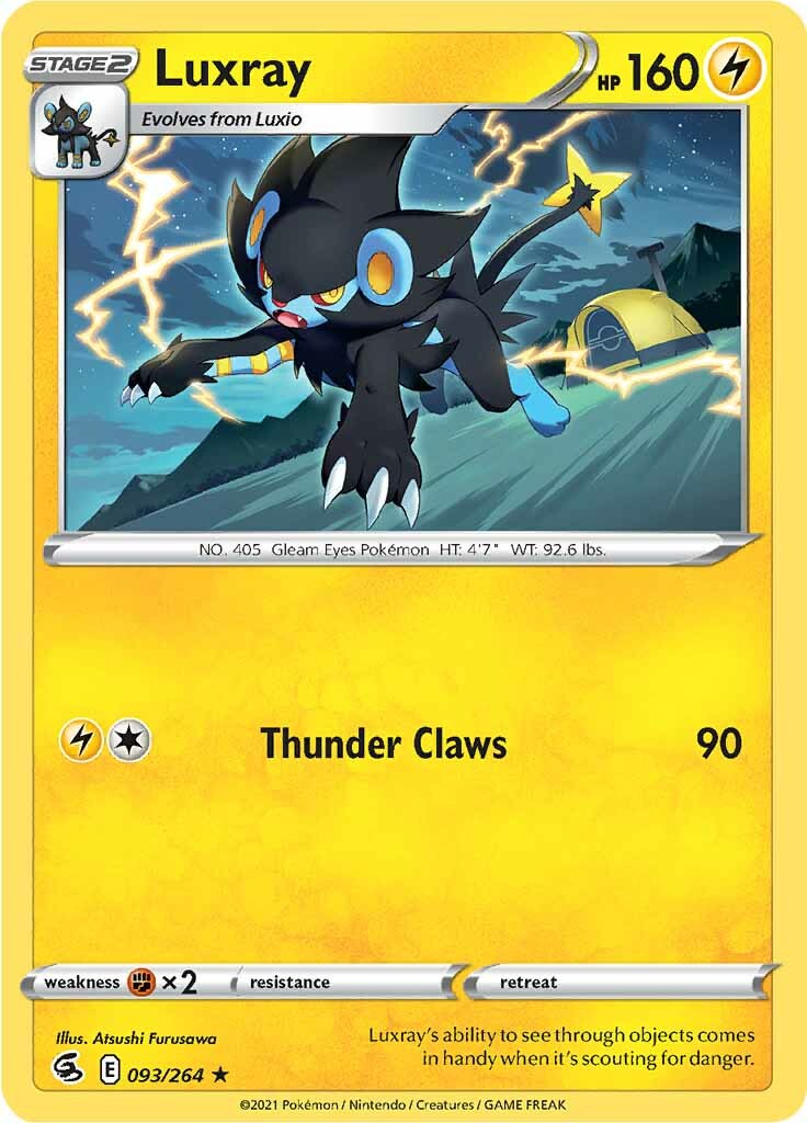 Luxray (093/264) [Sword & Shield: Fusion Strike] | Pegasus Games WI