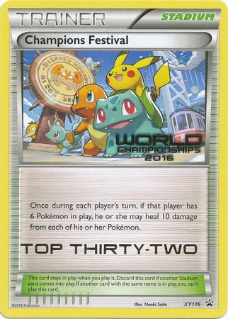 Champions Festival 2016 Top Thirty Two (XY176) [XY: Black Star Promos] | Pegasus Games WI