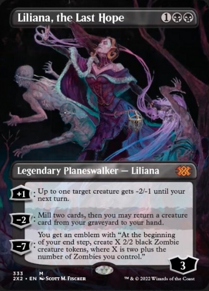 Liliana, the Last Hope (Borderless) [Double Masters 2022] | Pegasus Games WI