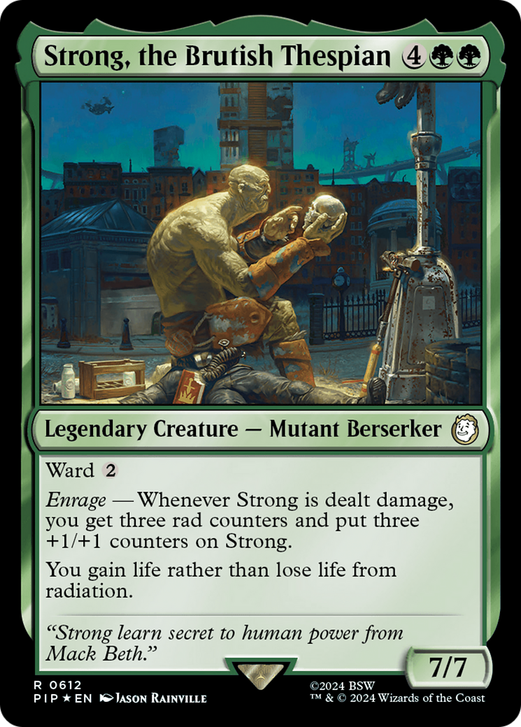 Strong, the Brutish Thespian (Surge Foil) [Fallout] | Pegasus Games WI