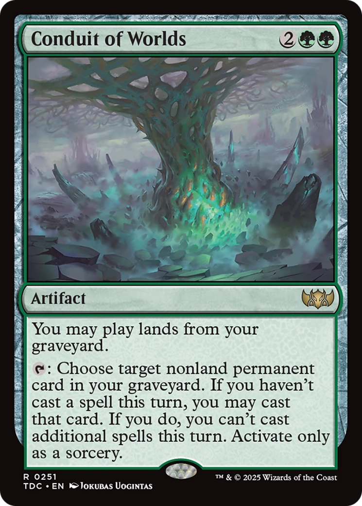Conduit of Worlds [Tarkir: Dragonstorm Commander] | Pegasus Games WI