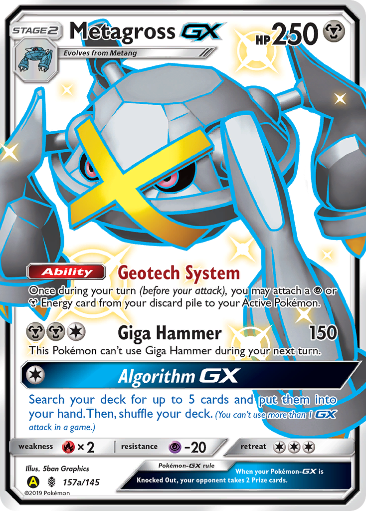 Metagross GX (157a/145) [Alternate Art Promos] | Pegasus Games WI