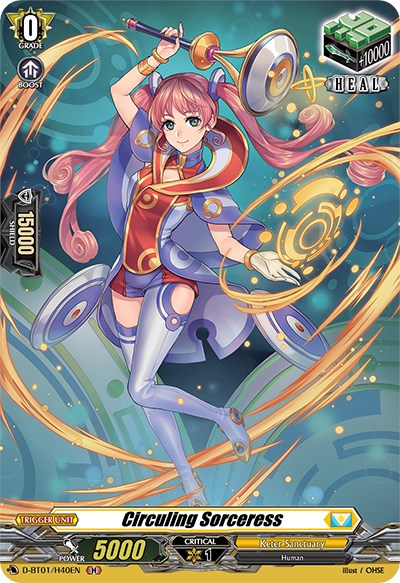 Circuling Sorceress (D-BT01/H40EN) [Genesis of the Five Greats] | Pegasus Games WI