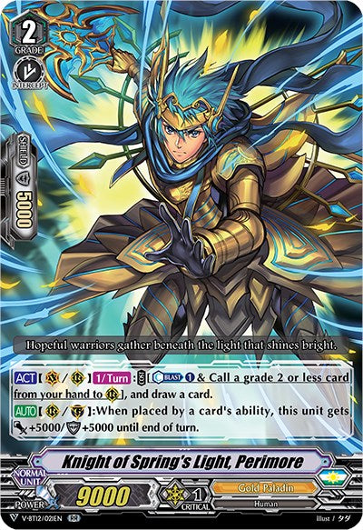 Knight of Spring's Light, Perimore (V-BT12/021EN) [Divine Lightning Radiance] | Pegasus Games WI