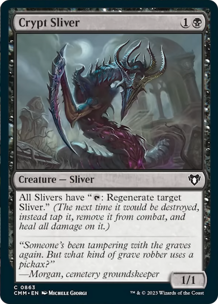 Crypt Sliver [Commander Masters] | Pegasus Games WI