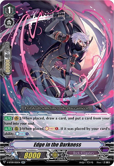 Edge in the Darkness (V-BT09/021EN) [Butterfly d'Moonlight] | Pegasus Games WI