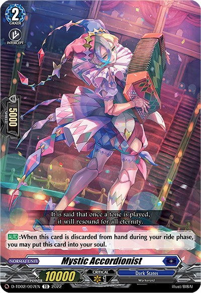 Mystic Accordionist (D-TD02/007EN) [D-TD02: Michiru Hazama -Demonic Jewel Dragon of the Four Flames-] | Pegasus Games WI