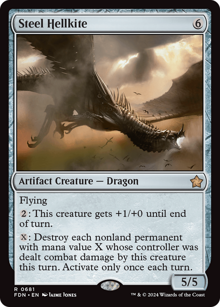 Steel Hellkite [Foundations] | Pegasus Games WI