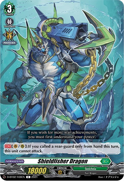 Shieldfisher Dragon (D-BT02/108EN) [A Brush with the Legends] | Pegasus Games WI