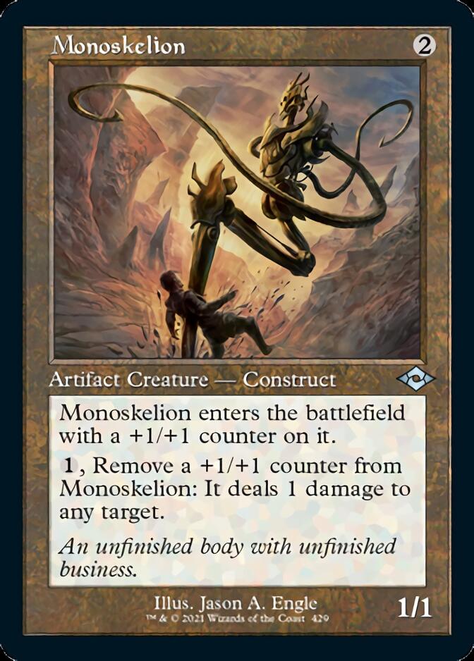 Monoskelion (Retro Foil Etched) [Modern Horizons 2] | Pegasus Games WI