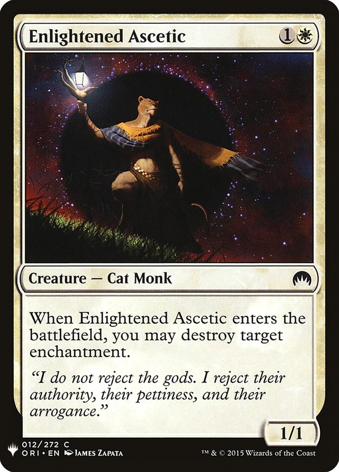 Enlightened Ascetic [Mystery Booster] | Pegasus Games WI