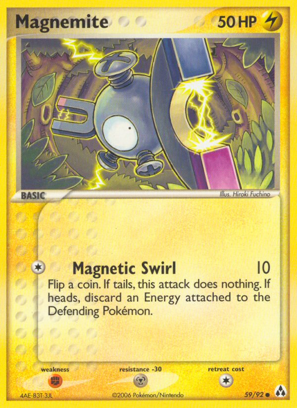 Magnemite (59/92) [EX: Legend Maker] | Pegasus Games WI