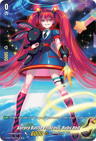 Aurora Battle Princess, Ruby Red (D-SS01/SP28EN) [Festival Collection 2021] | Pegasus Games WI