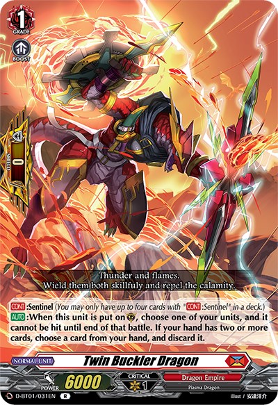 Twin Buckler Dragon (D-BT01/031EN) [Genesis of the Five Greats] | Pegasus Games WI