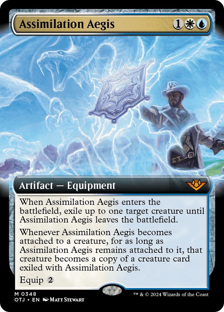 Assimilation Aegis (Extended Art) [Outlaws of Thunder Junction] | Pegasus Games WI