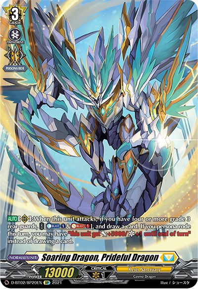 Soaring Dragon, Prideful Dragon (D-BT02/SP20EN) [A Brush with the Legends] | Pegasus Games WI