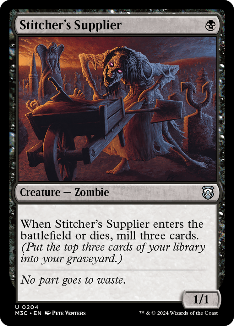 Stitcher's Supplier (Ripple Foil) [Modern Horizons 3 Commander] | Pegasus Games WI