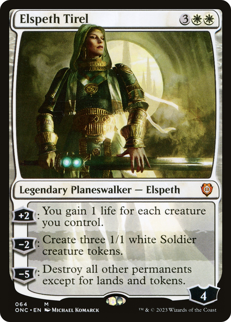 Elspeth Tirel [Phyrexia: All Will Be One Commander] | Pegasus Games WI