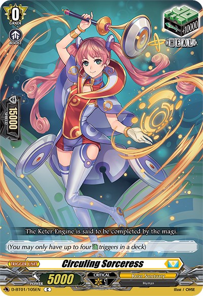 Circuling Sorceress (D-BT01/105EN) [Genesis of the Five Greats] | Pegasus Games WI