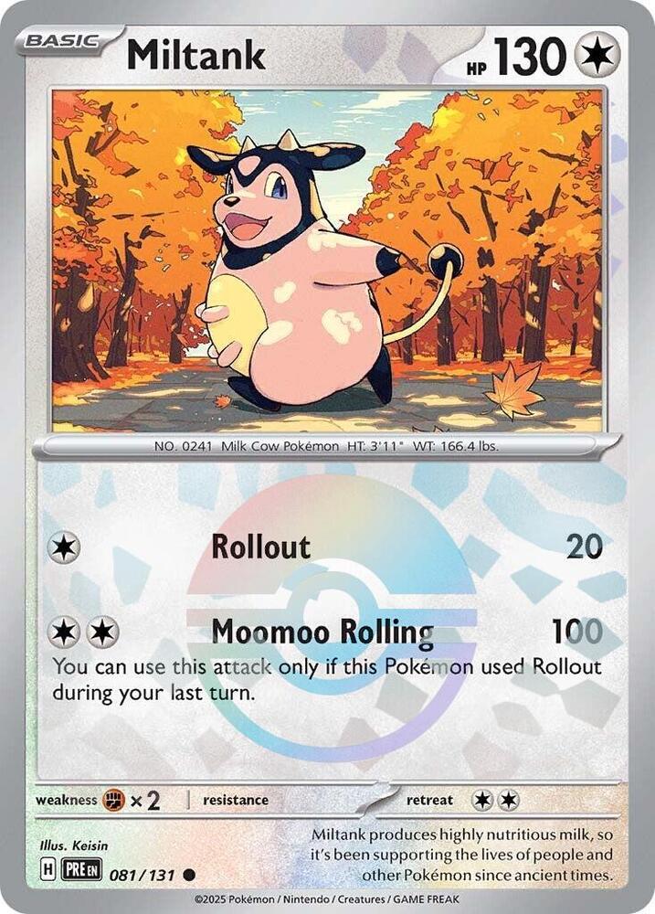 Miltank (081/131) (Poke Ball Pattern) [Scarlet & Violet: Prismatic Evolutions] | Pegasus Games WI