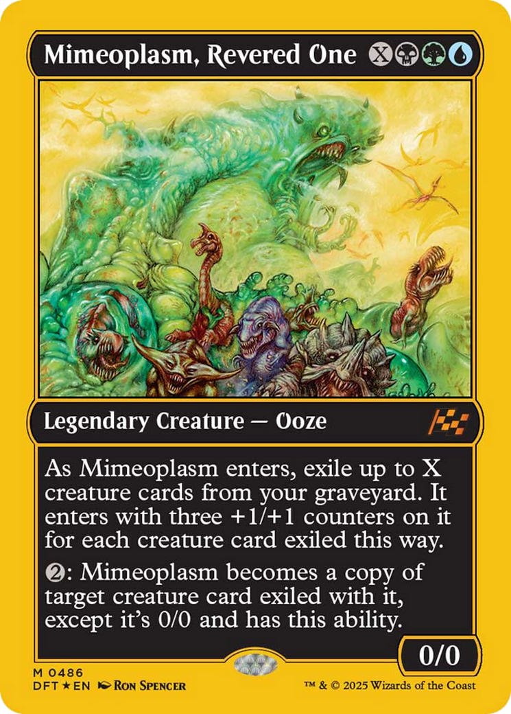 Mimeoplasm, Revered One (First-Place Foil) [Aetherdrift] | Pegasus Games WI