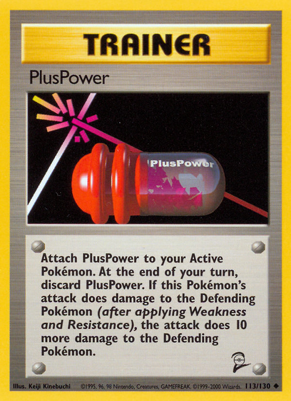 PlusPower (113/130) [Base Set 2] | Pegasus Games WI
