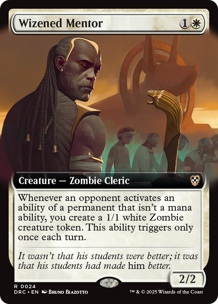 Wizened Mentor (Extended Art) [Aetherdrift Commander] | Pegasus Games WI