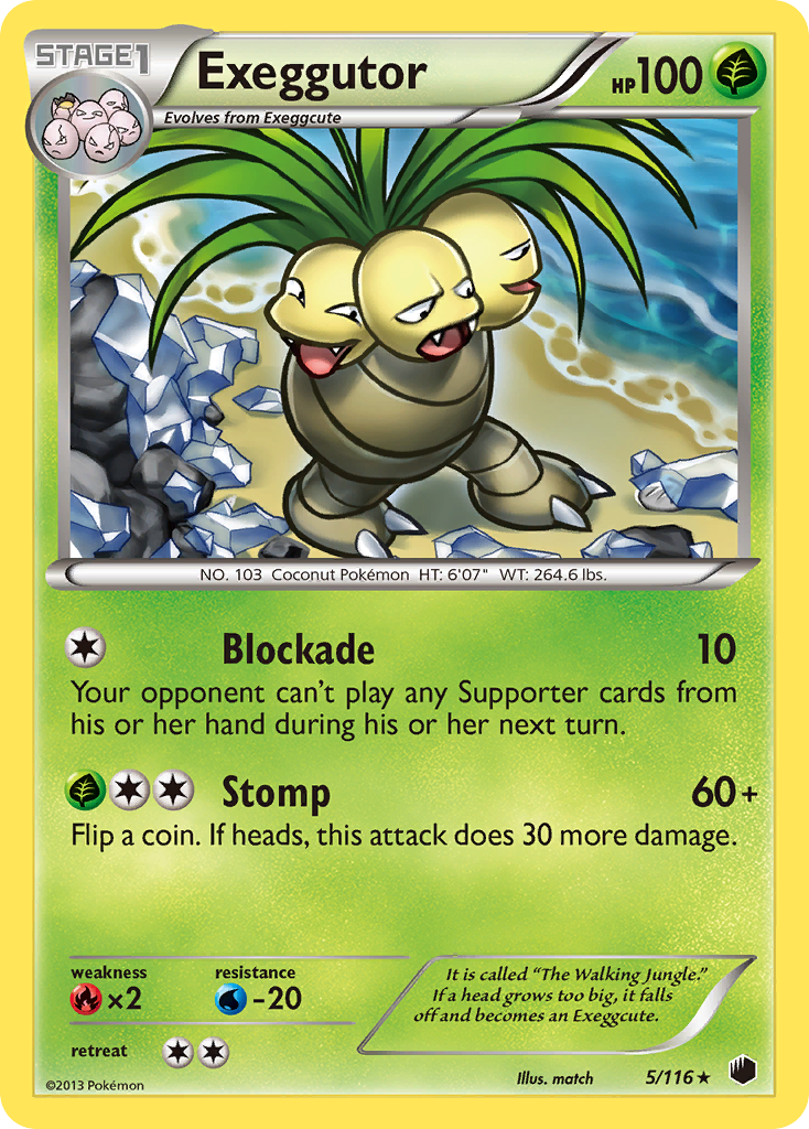 Exeggutor (5/116) [Black & White: Plasma Freeze] | Pegasus Games WI