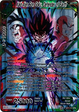 Kaio-Ken Son Goku, Defender of Earth (SPR) (BT7-111) [Assault of the Saiyans] | Pegasus Games WI