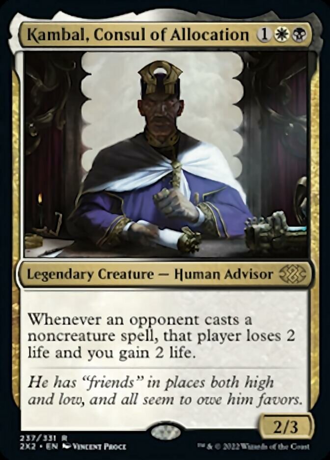 Kambal, Consul of Allocation [Double Masters 2022] | Pegasus Games WI