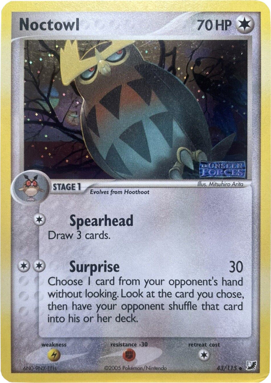 Noctowl (43/115) (Stamped) [EX: Unseen Forces] | Pegasus Games WI