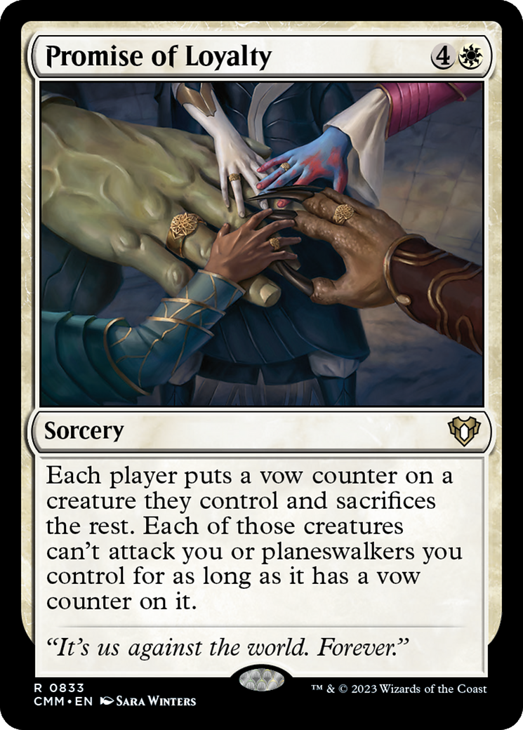 Promise of Loyalty [Commander Masters] | Pegasus Games WI