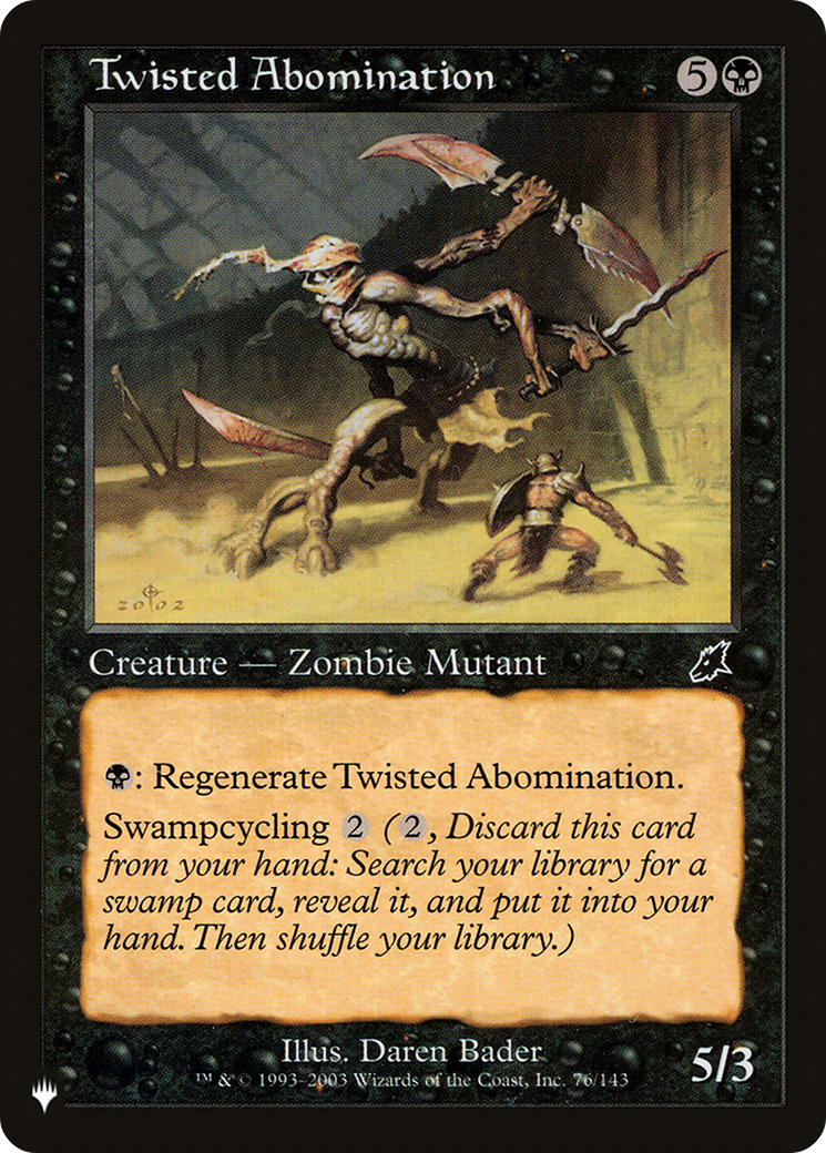 Twisted Abomination [The List Reprints] | Pegasus Games WI