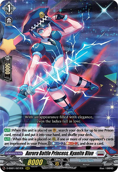 Aurora Battle Princess, Kyanite Blue (D-SS01/027EN) [Festival Collection 2021] | Pegasus Games WI