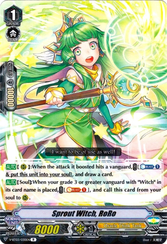 Sprout Witch, RoRo (V-BT03/030EN) [Miyaji Academy CF Club] | Pegasus Games WI