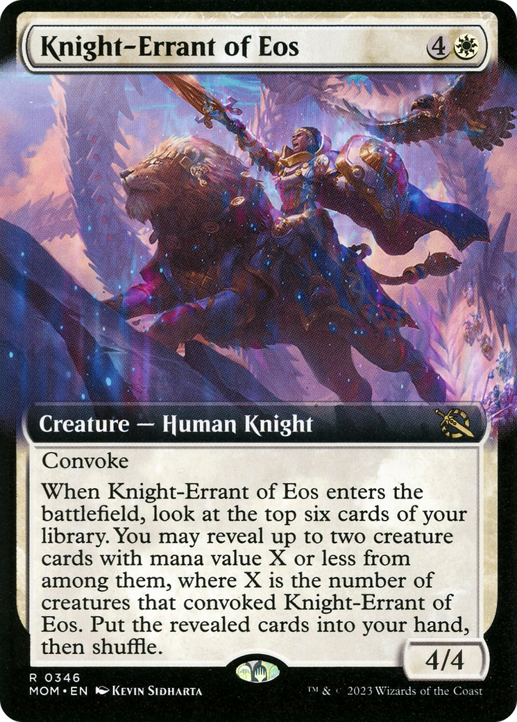 Knight-Errant of Eos (Extended Art) [March of the Machine] | Pegasus Games WI