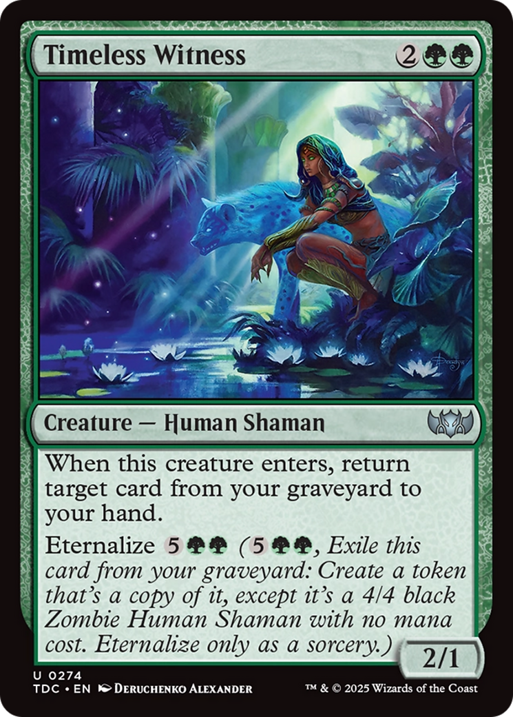 Timeless Witness [Tarkir: Dragonstorm Commander] | Pegasus Games WI