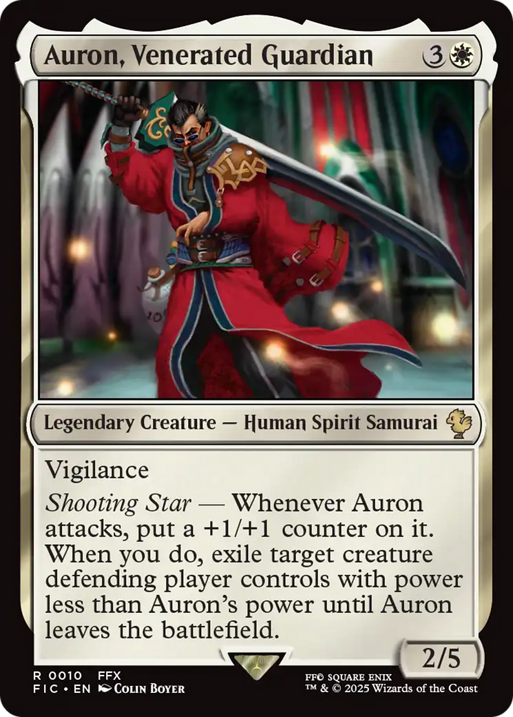 Auron, Venerated Guardian [FINAL FANTASY Commander] | Pegasus Games WI