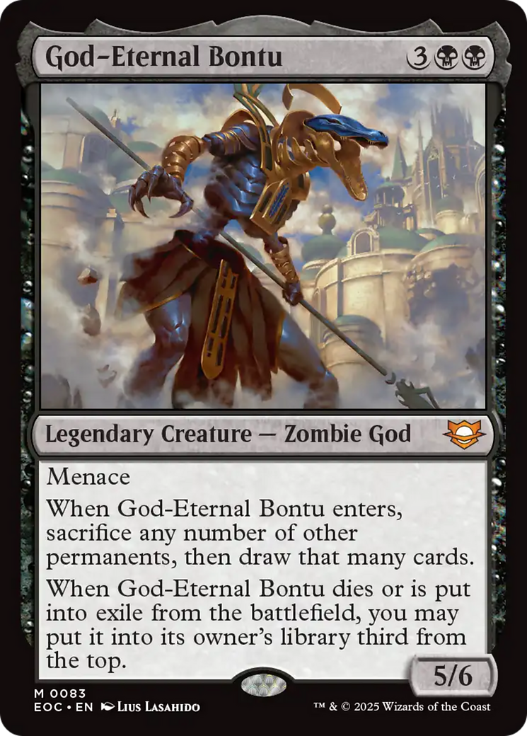 God-Eternal Bontu [Edge of Eternities Commander] | Pegasus Games WI