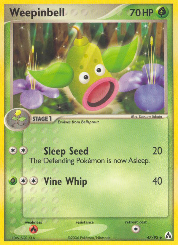 Weepinbell (47/92) [EX: Legend Maker] | Pegasus Games WI