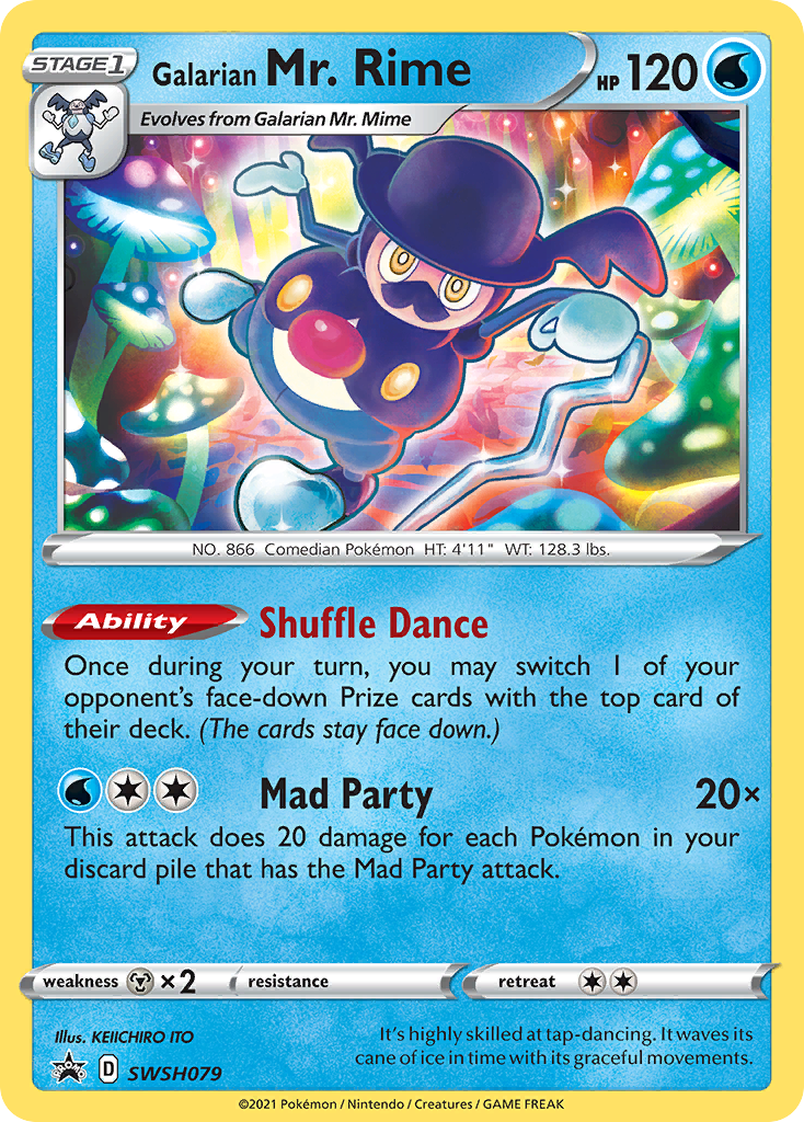 Galarian Mr. Rime (SWSH079) [Sword & Shield: Black Star Promos] | Pegasus Games WI