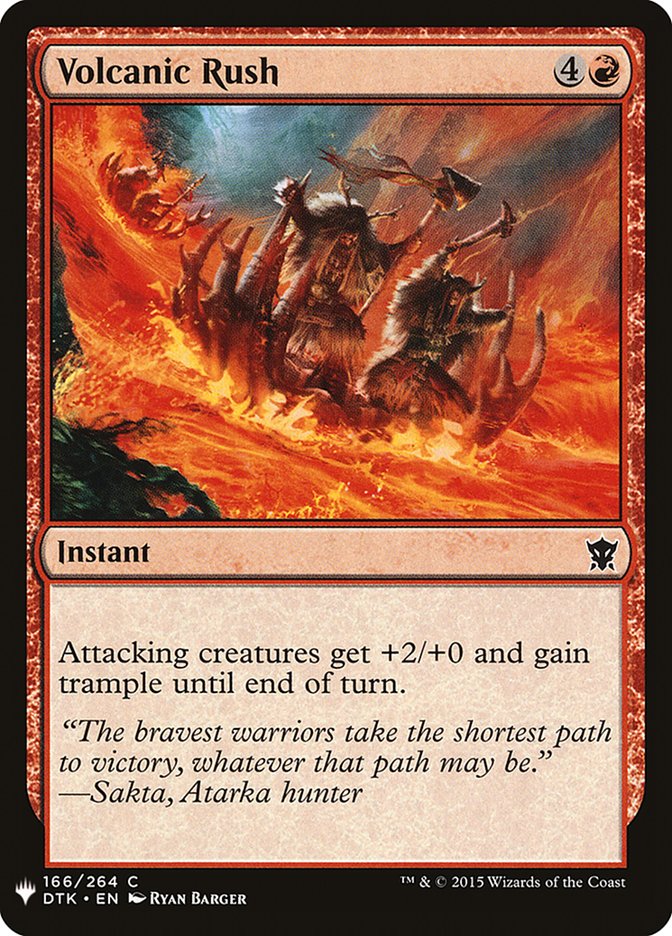 Volcanic Rush [Mystery Booster] | Pegasus Games WI