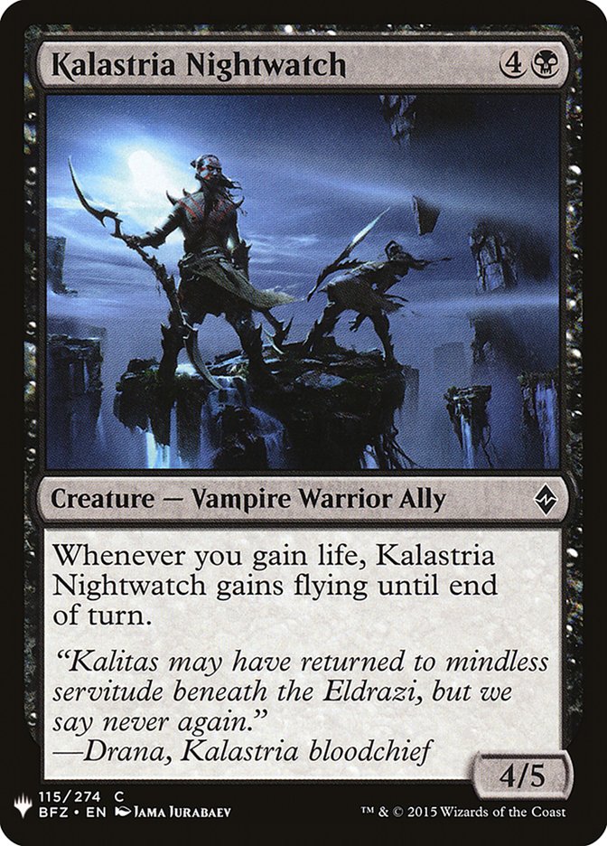 Kalastria Nightwatch [Mystery Booster] | Pegasus Games WI