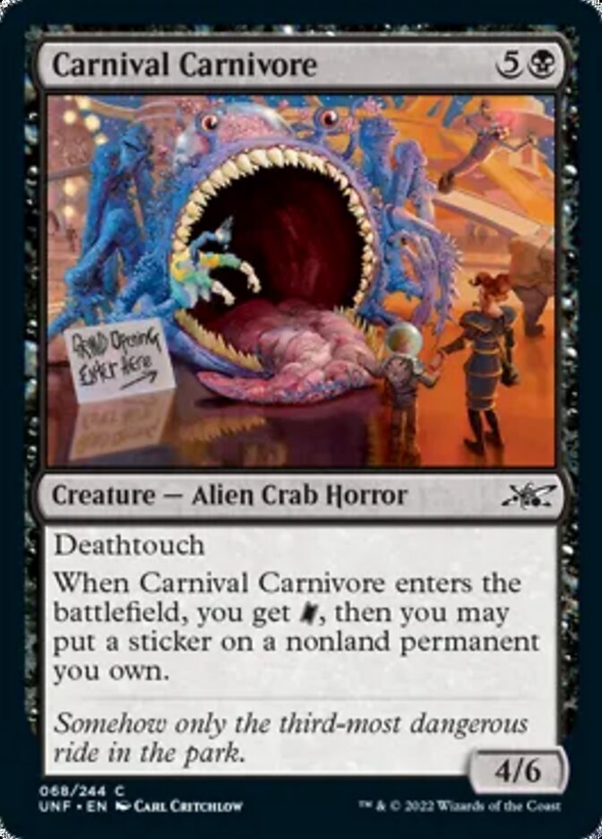 Carnival Carnivore [Unfinity] | Pegasus Games WI