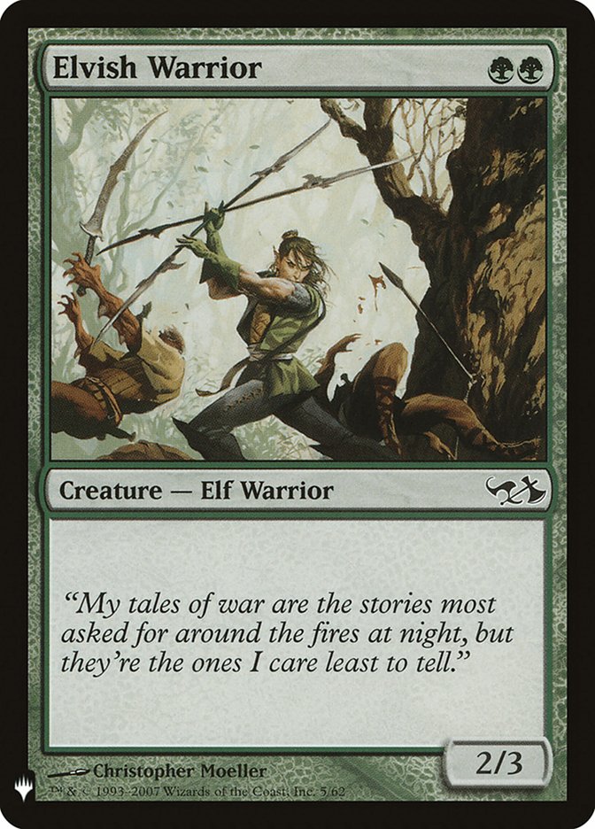 Elvish Warrior [Mystery Booster] | Pegasus Games WI