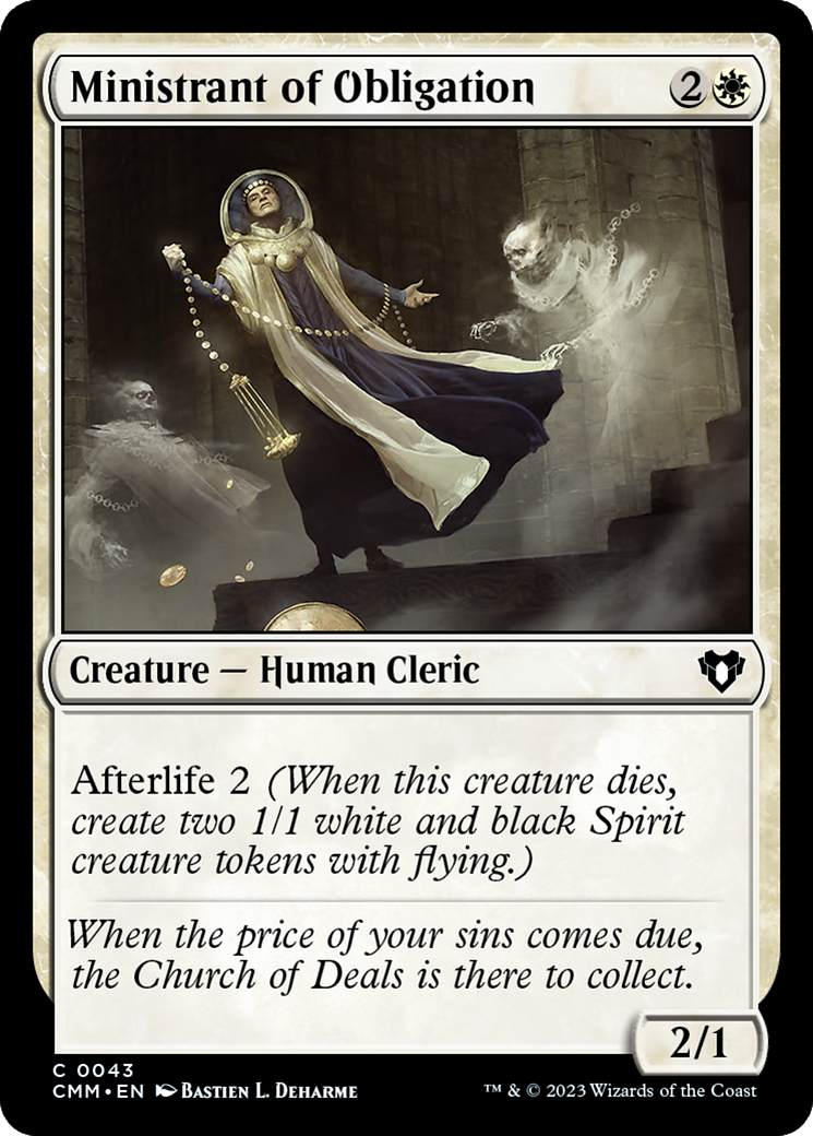 Ministrant of Obligation [Commander Masters] | Pegasus Games WI